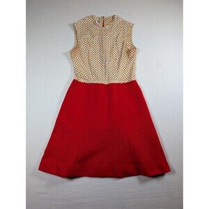 Vintage 1970s Polka Dot iHoot Owl Dress Great Condition! See Measurements